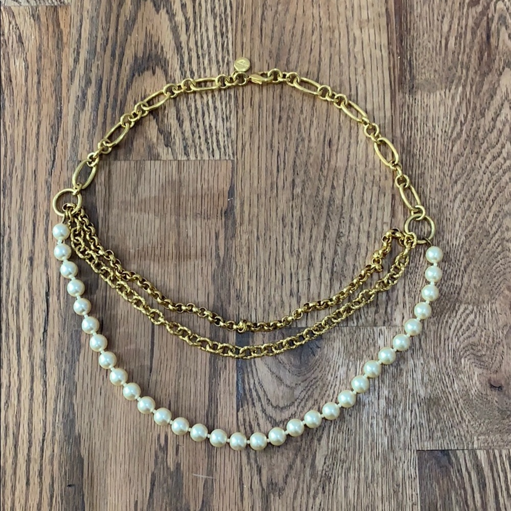 Ben-Amun 24K Gold Plated Faux Pearl Necklace